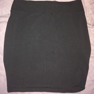 Black pencil skirt